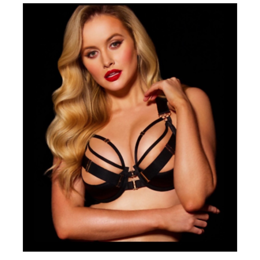 BNWT Honey Birdette Adriana set 36D bra, S brief